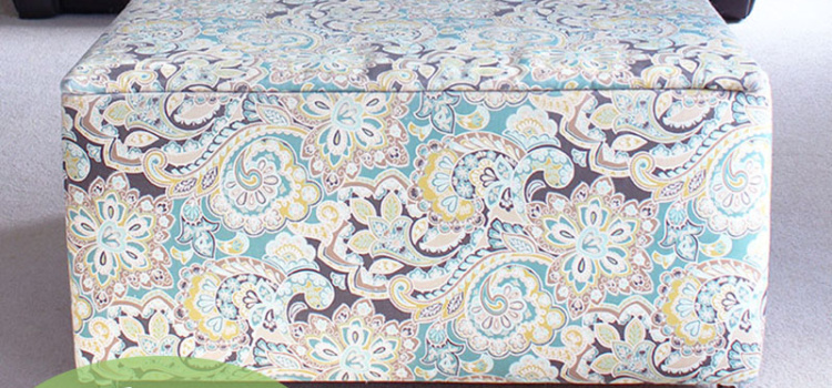 Instructions on how to build a 36" wide x 36" wide x 18" ottoman toy box. Serves multiple functions as a storage box, a coffee table and a statement piece.