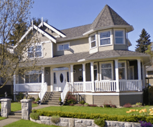 A Victorian-style home that inspired my house design plans before I switched gears to a garage apartment.