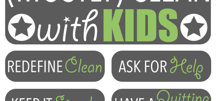 Have children? Find it impossible to keep your house clean? Me too! But I have figured out how to keep my home "mostly clean." Here are my cleaning tips!
