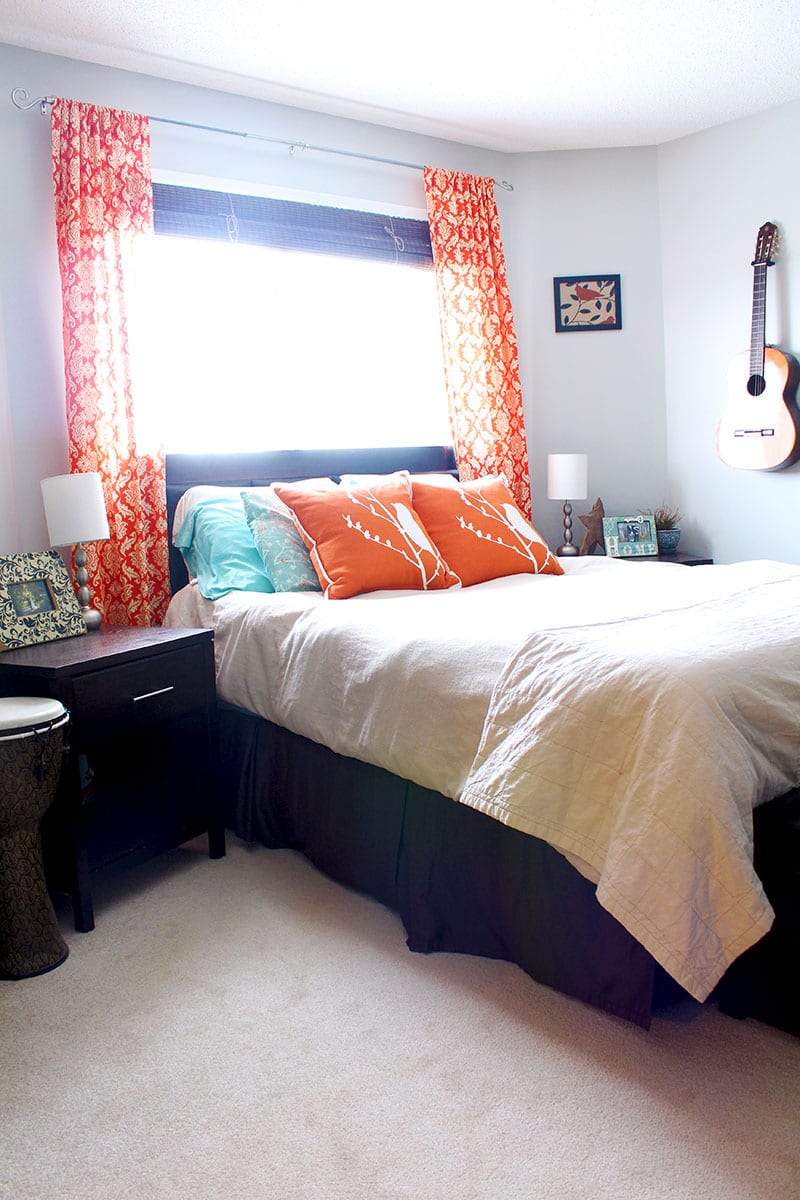 Blue and Orange Bedroom Blue and Orange Master Bedroom by Of Houses