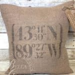 Eco-friendly Christmas gifts are perfect for treehuggers and non-treehuggers alike! Check out this burlap pillow for the home decor lover on your list.