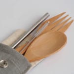 Eco-friendly Christmas gifts are perfect for treehuggers and non-treehuggers alike! Check out this reusable cutlery for the food lover on your list.