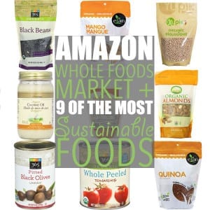 Most Sustainable Foods by Of Houses and Trees | Amazon and Whole Foods recently announced a partnership that includes the increased availability of products - including some of the most sustainable foods.