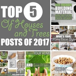 Sustainability Blog by Of Houses and Trees | From eco-friendly products and building materials, to healthy vegan eats - 2017 was a green year indeed for sustainability blog Of Houses and Trees!