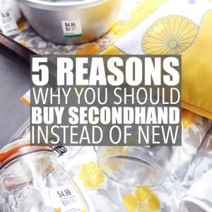 Saving money isn't the only reason you should buy used items! Most importantly, shopping secondhand saves the environment from resource overuse and waste.