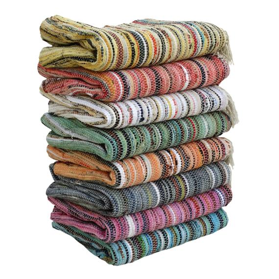 Handmade items using recycled materials – like these rugs made from clothing scraps - are an excellent alternative to buying secondhand. It isn't always possible to buy used items - sometimes you can't find exactly what you need exactly when you need it. New or used - the most important thing is that you think before you buy.