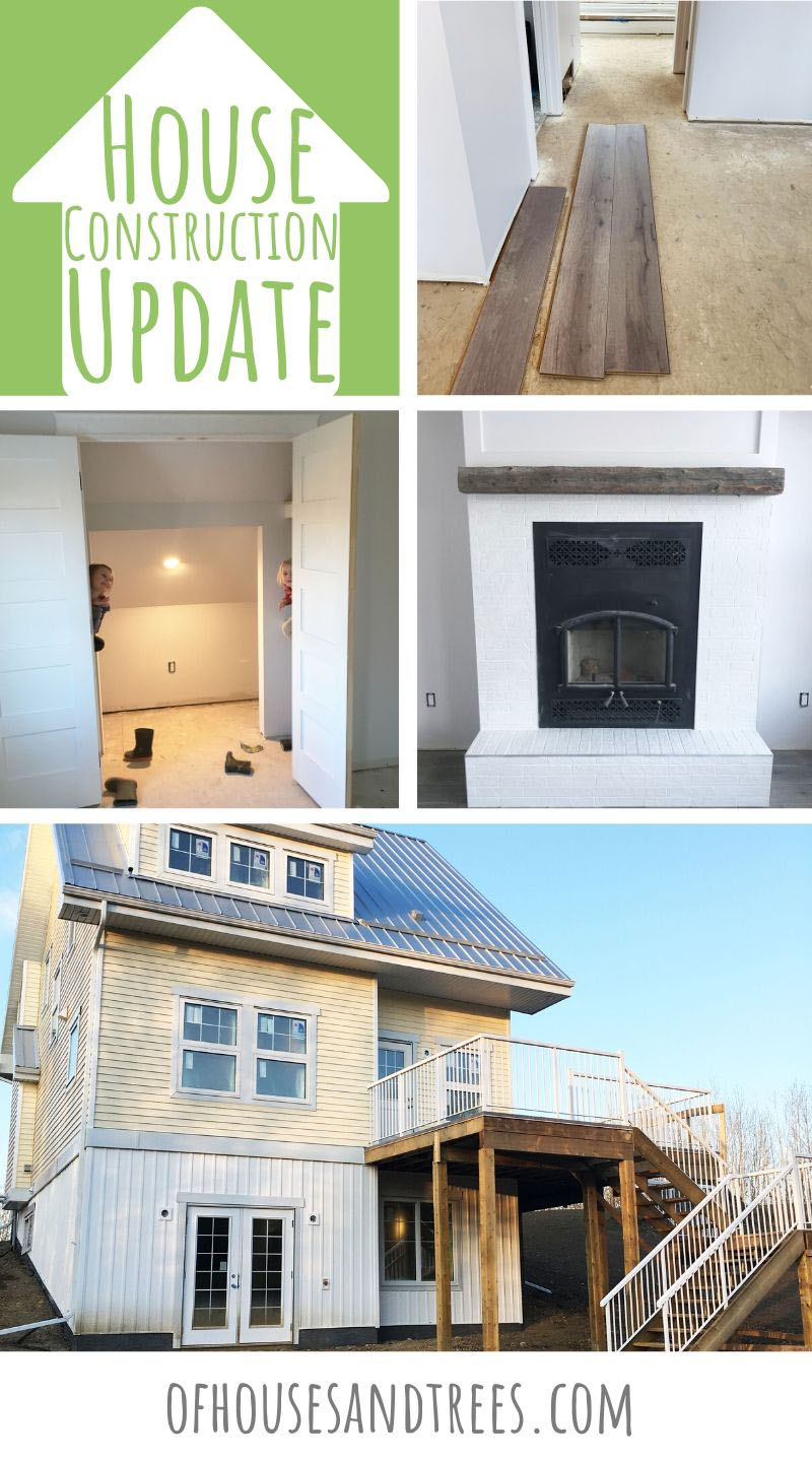 Here's an update of our eco-friendly house construction process! Complete with LED bulbs, secondhand light fixtures and cork-backed flooring. It's a treehugger's dream come true!