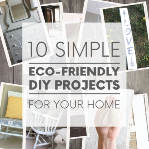 Want to green your home decor and help out the planet? Instead of buying new, try these ten eco-friendly DIY projects. Simple, sustainable... and super fun!