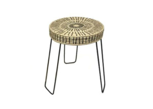 Love the look of bohemian bedroom decor, but need a little guidance pulling it all together? Check out this boho bedroom shopping guide - featuring eco-conscious items like this women-made raffia stool from ethical marketplace Made Trade.