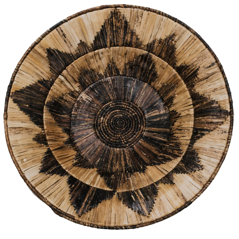 What is sustainable art and where exactly do you find it? Check out Made Trade, where you'll find pieces like this Banana Bark Wall Bowl by a women's cooperative in Uganda.