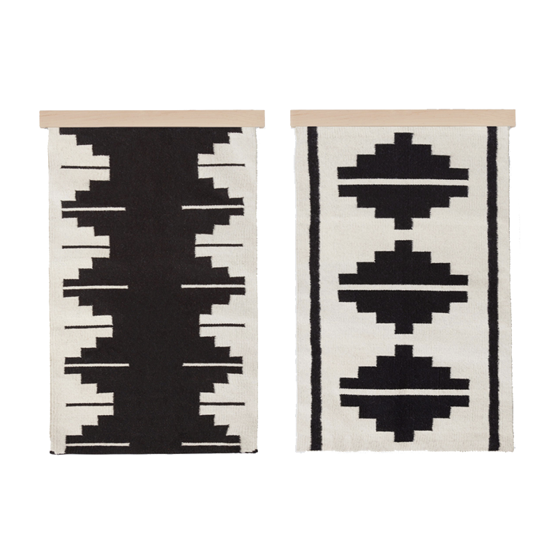 What is sustainable art and where exactly do you find it? Check out The Citizenry for pieces like these handwoven textiles made by a women's collective.