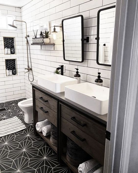 Black bathroom sink faucets are on trend. And thanks to brands like Moen, Delta and Vigo - you can save water in style with their low-flow, WaterSense labelled fixtures.Black bathroom sink faucets are on trend. And thanks to brands like Moen, Delta and Vigo - you can save water in style with their low-flow, WaterSense labelled fixtures.