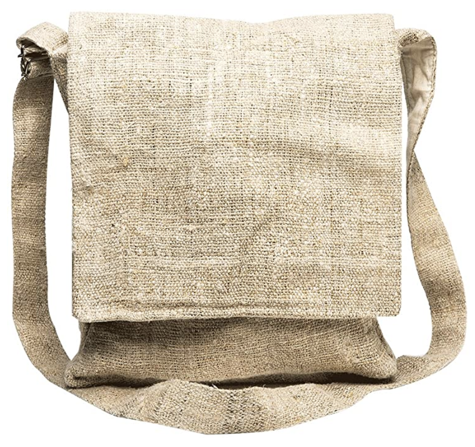 Looking for eco-friendly dance supplies? You're going to need an earth-friendly bag to carry them all in - like this hemp messenger bag.