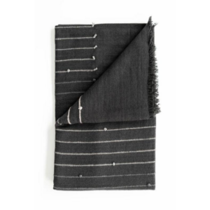 Here's how to create a modern boho living room, which balances the funky boho vibe with clean lines and neutral colours - and features beautiful decor like this fringed throw blanket.