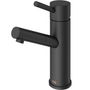 Black bathroom sink faucets are on trend. And thanks to brands like Vigo - you can save water in style with their low-flow, WaterSense labelled fixtures.
