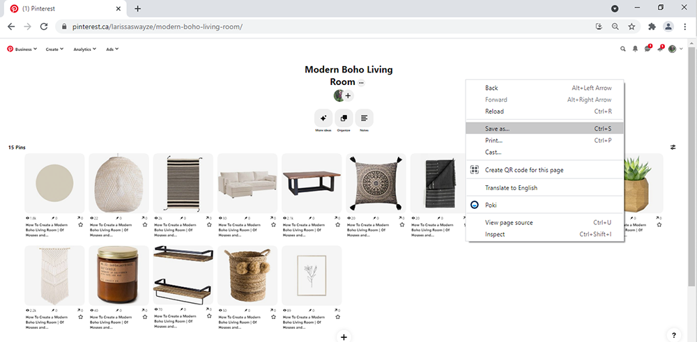 Want to know how to print a Pinterest board? Here are step-by-step instructions on how to do so - on a Mac and a PC!