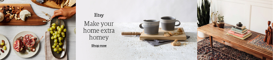 Etsy is the global marketplace for unique and creative goods. It’s home to a universe of special, extraordinary items, from unique handcrafted pieces to vintage treasures.